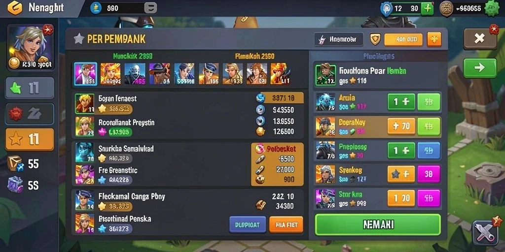 wg87 - Visual yang menakjubkan dari karakter utama dalam aksi.